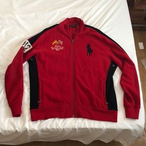 POLO RALPH LAUREN Zip Up Sweater size L
